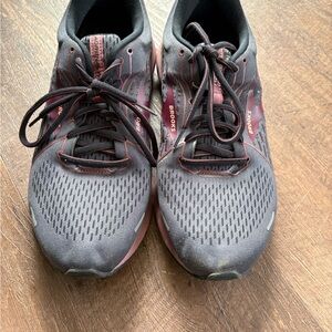 Brooks Charcoal and Rose Athletic Shoes